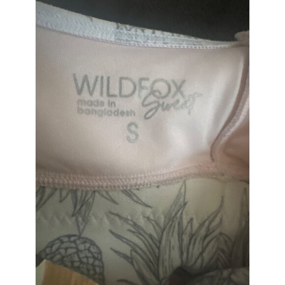 Wildfox Sweet Pineapple Print Sports Bra Women’s Size S Athleisure Active Y2K - Picture 6 of 6